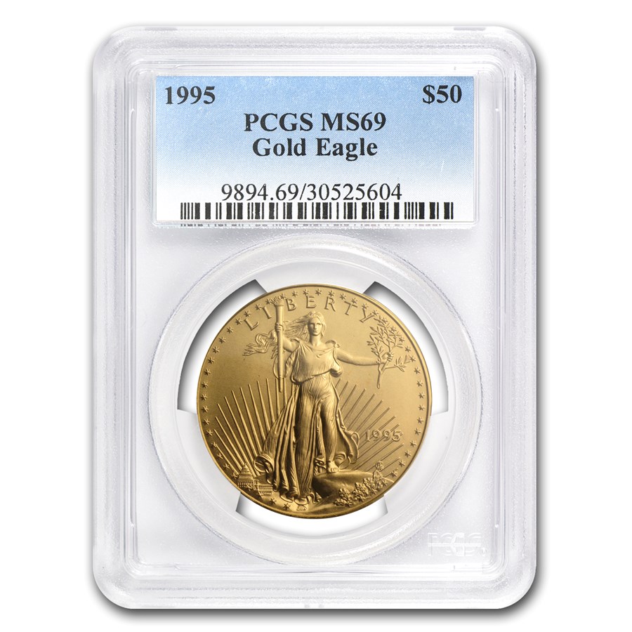 1995 1 oz American Gold Eagle MS-69 PCGS