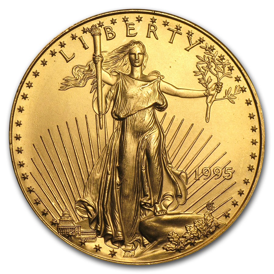 1995 1 oz Gold American Eagle BU | 1 oz Gold Eagles | APMEX