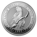 1995 Australia 1 kilo Silver Kookaburra BU