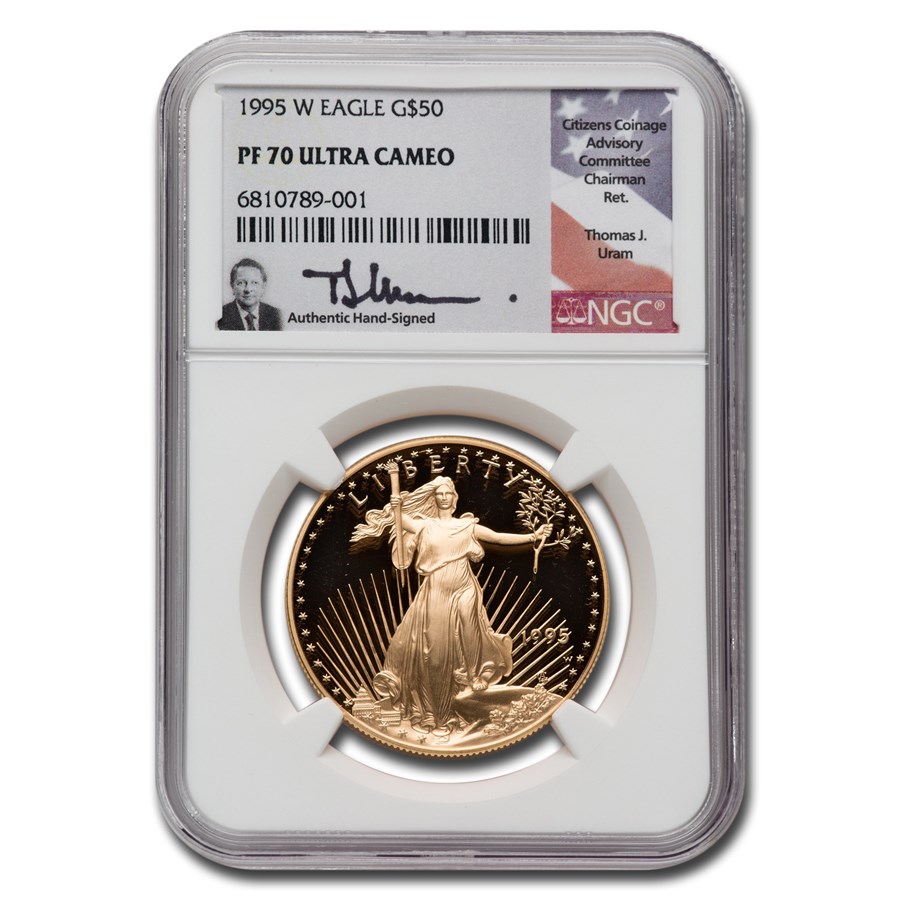 1995-W 1 oz Proof American Gold Eagle PF-70 NGC (Uram)