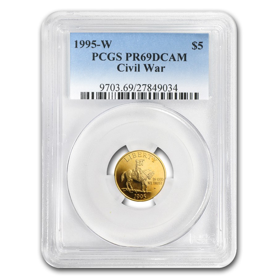 Buy 1995-W Gold $5 Commem Civil War PR-69 PCGS | APMEX