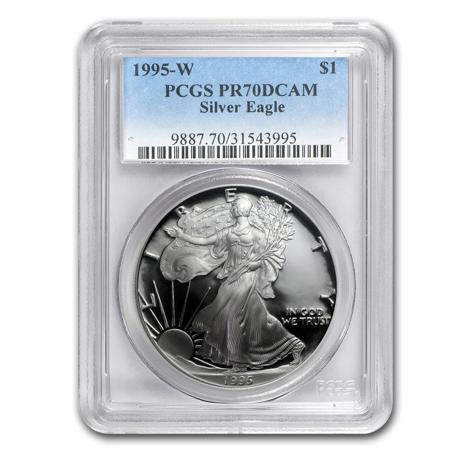 1995-W Proof American Silver Eagle PR-70 PCGS