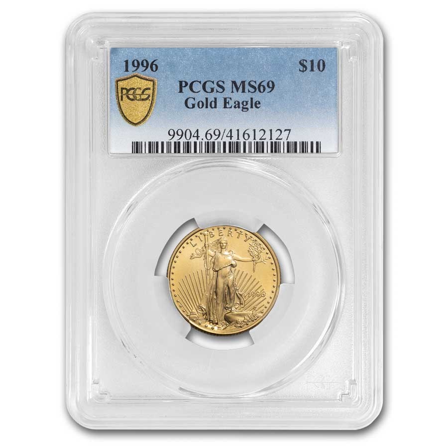 1996 1/4 oz American Gold Eagle MS-69 PCGS