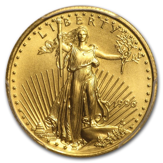 Buy 1996 1/4 oz American Gold Eagle MS-70 PCGS (Art Deco Label) | APMEX