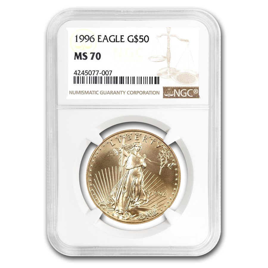 Buy 1996 1 oz Gold Eagle MS-70 NGC | APMEX