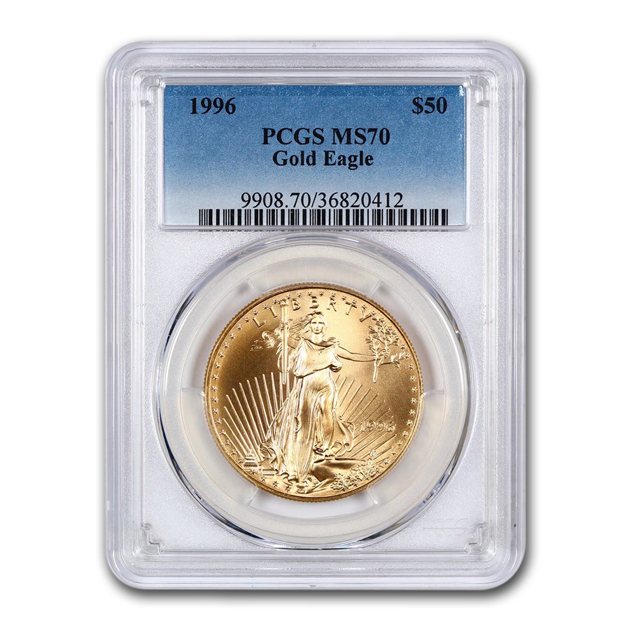 1996 1 oz American Gold Eagle MS-70 PCGS