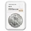 1996 American Silver Eagle MS-70 NGC