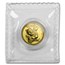 1996 China 1/20 oz Gold Panda Small Date BU (Sealed)