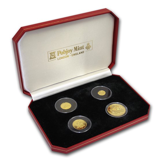 Buy 1996 Gibraltar 4-Coin Gold ECU Proof Set | APMEX