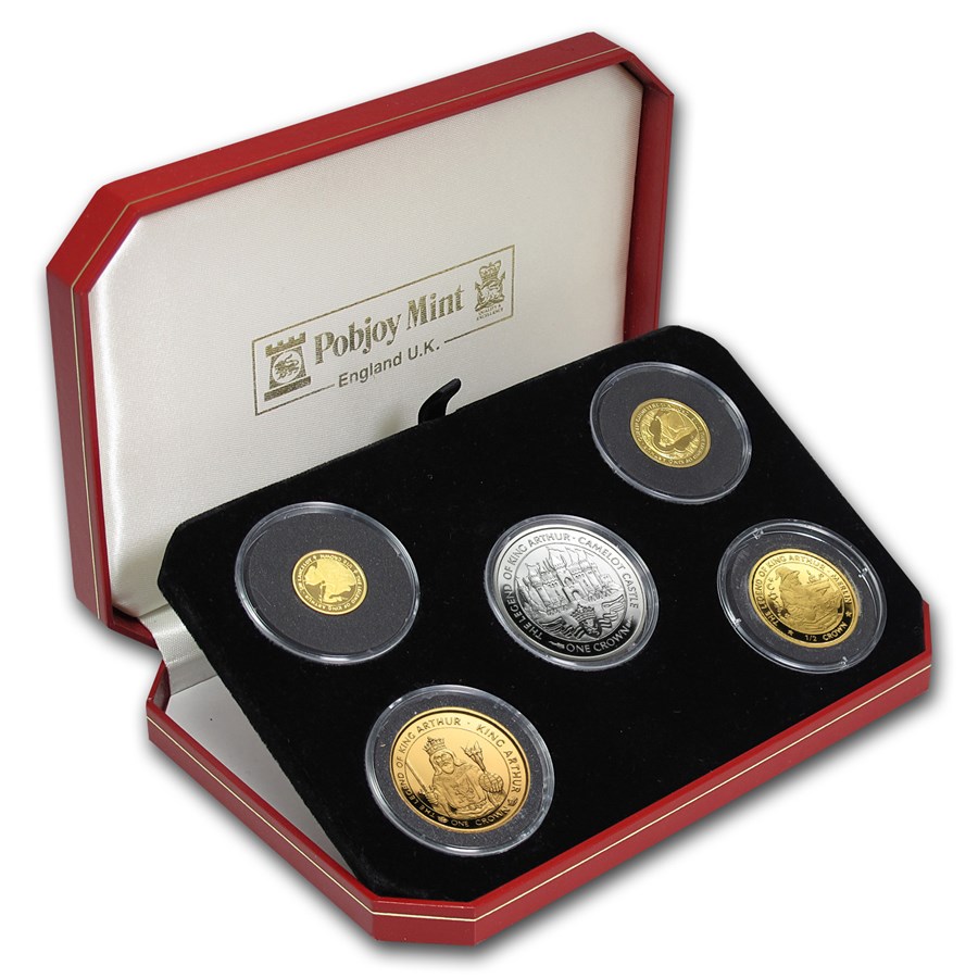 Buy 1996 Isle of Man Gold & Silver King Arthur Proof Set | APMEX