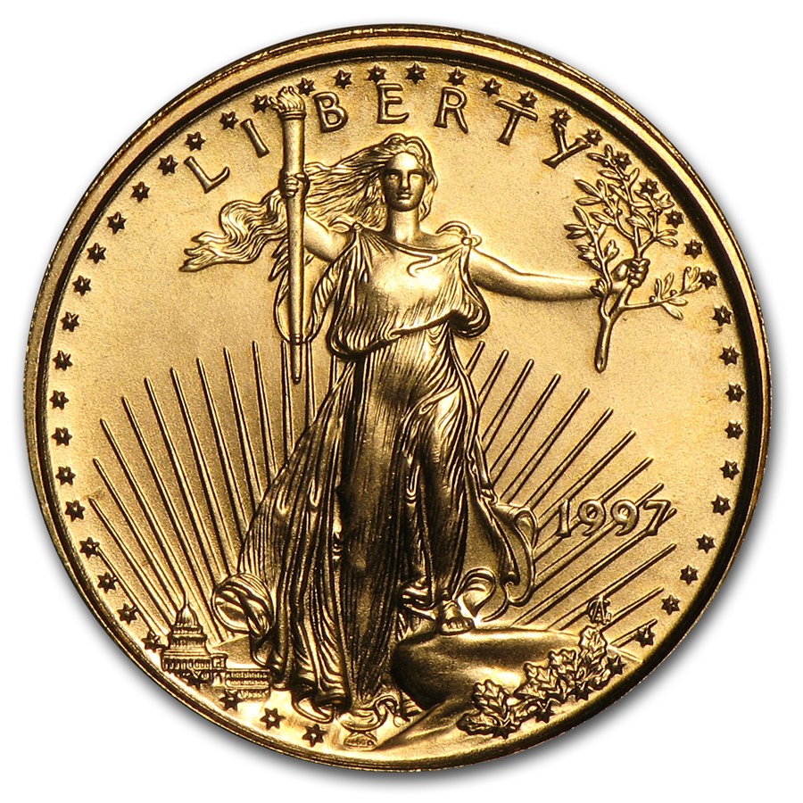 1997 1/10 oz Gold American Eagle BU | 1/10 oz Gold Eagles | APMEX