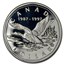 1997 Canada Silver Dollar Loon 10th Anniv Proof (Box & COA)