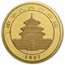 1997 China 1/20 oz Gold Panda Large Date BU (Sealed)