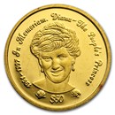 1997 Sierra Leone Gold $50 Diana Proof