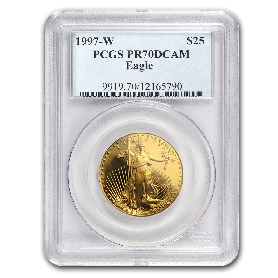 Buy 1997-W 1/2 oz Proof American Gold Eagle PR-70 PCGS | APMEX