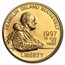 1997-W Gold $5 Commem Franklin D. Roosevelt BU (w/Box & COA)