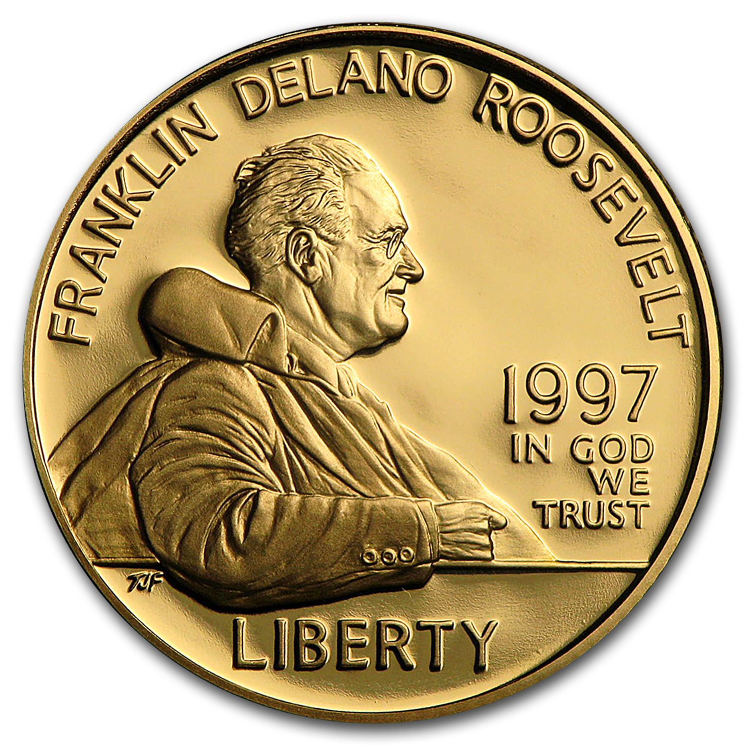 Buy 1997 W Gold Franklin D Roosevelt Proof Coin APMEX