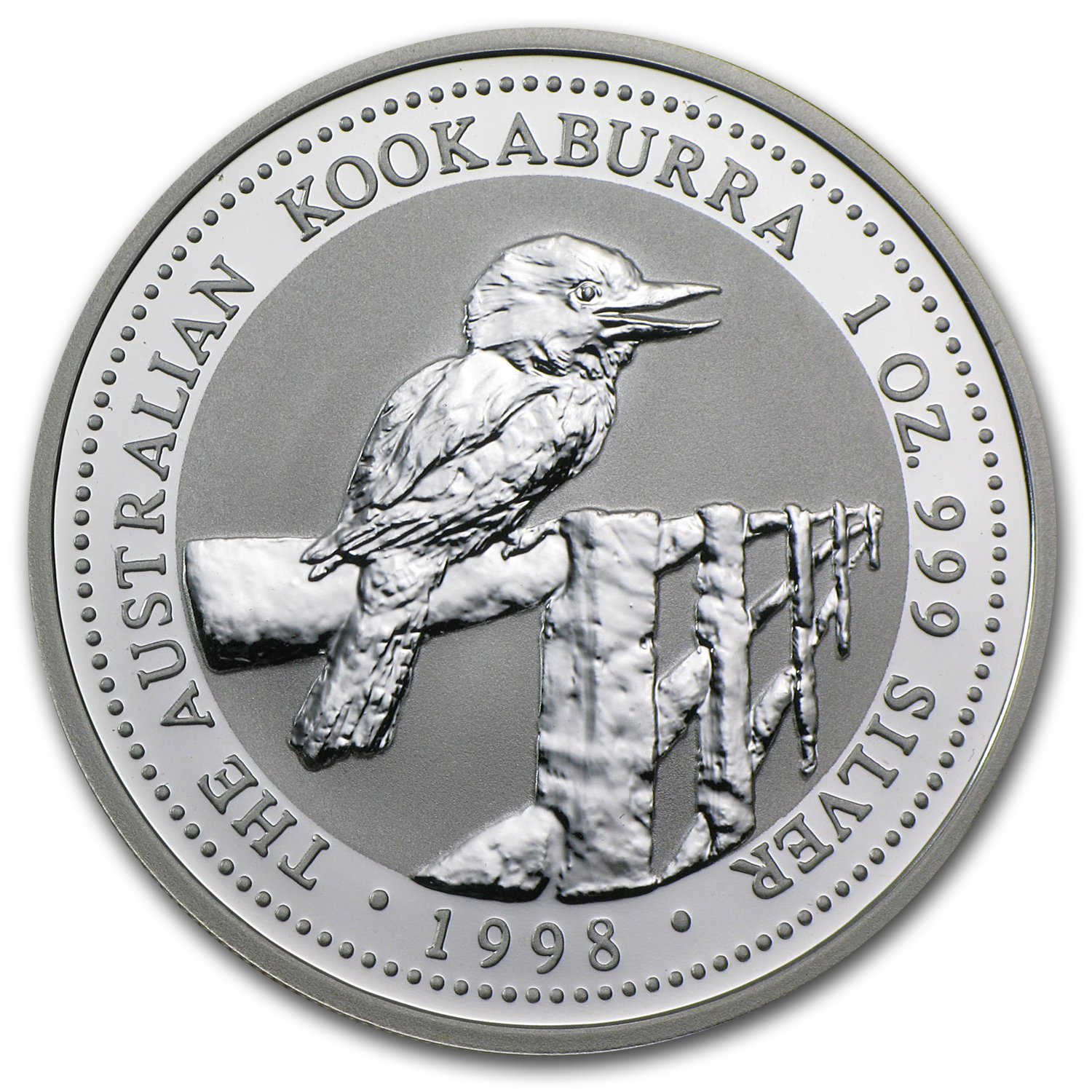 オーストラリア 1998 THE AUSTRALIAN KOOKABURRA 999SILVER 純銀1