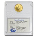 1998 CAN 1/10 oz Gold Maple Leaf BU (Family of Eagles, In Assay)