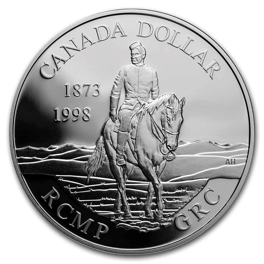 1998 Canada Silver Dollar Proof (RCMP 125th Anniversary)