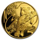 1998 South Africa 1 oz Gold Natura 100 Rand Leopard