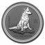 1999-2010 Australia 12-Coin 1 oz Ag Lunar Set BU (SI, Wood Box)