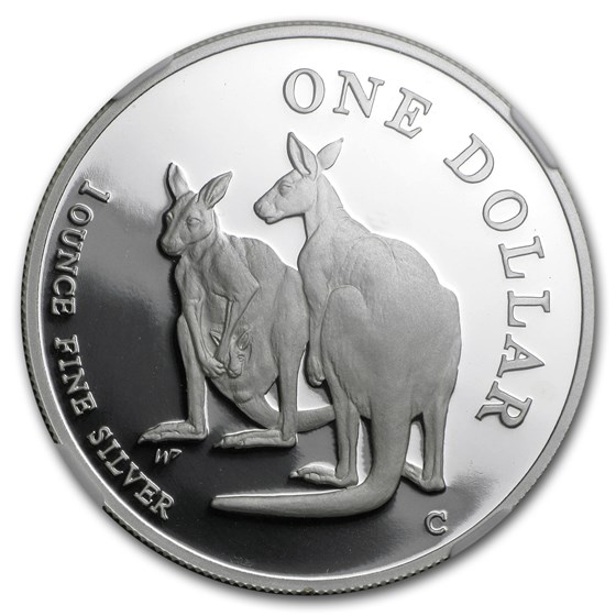 Buy 1999 Australia 1 oz Proof Silver Kangaroo PF-69 NGC | APMEX