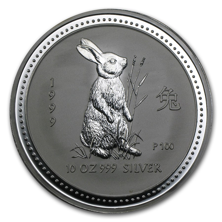 Buy 1999 Australia 10 oz Silver Year of the Rabbit (Abrasions) | APMEX