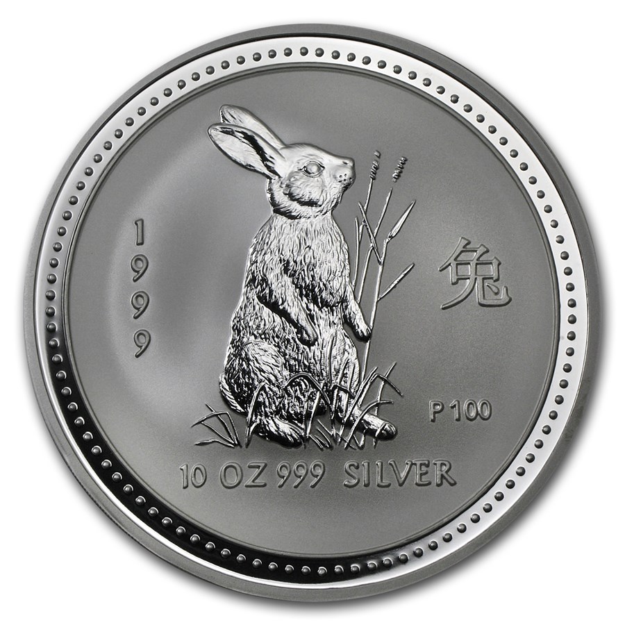 Buy 1999 Australia 10 oz Silver Year of the Rabbit BU | APMEX