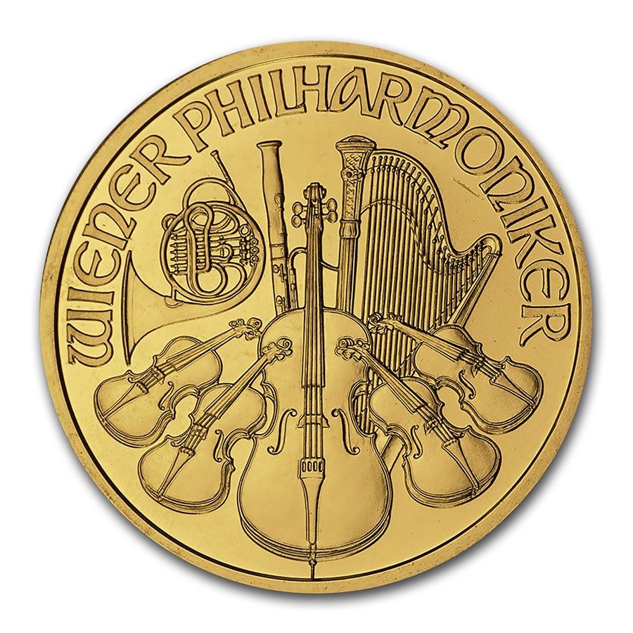 1999 Austria 1 oz Gold Philharmonic BU