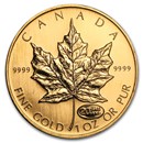 1999 Canada 1 oz Gold Maple Leaf BU (20 Years ANS Privy)