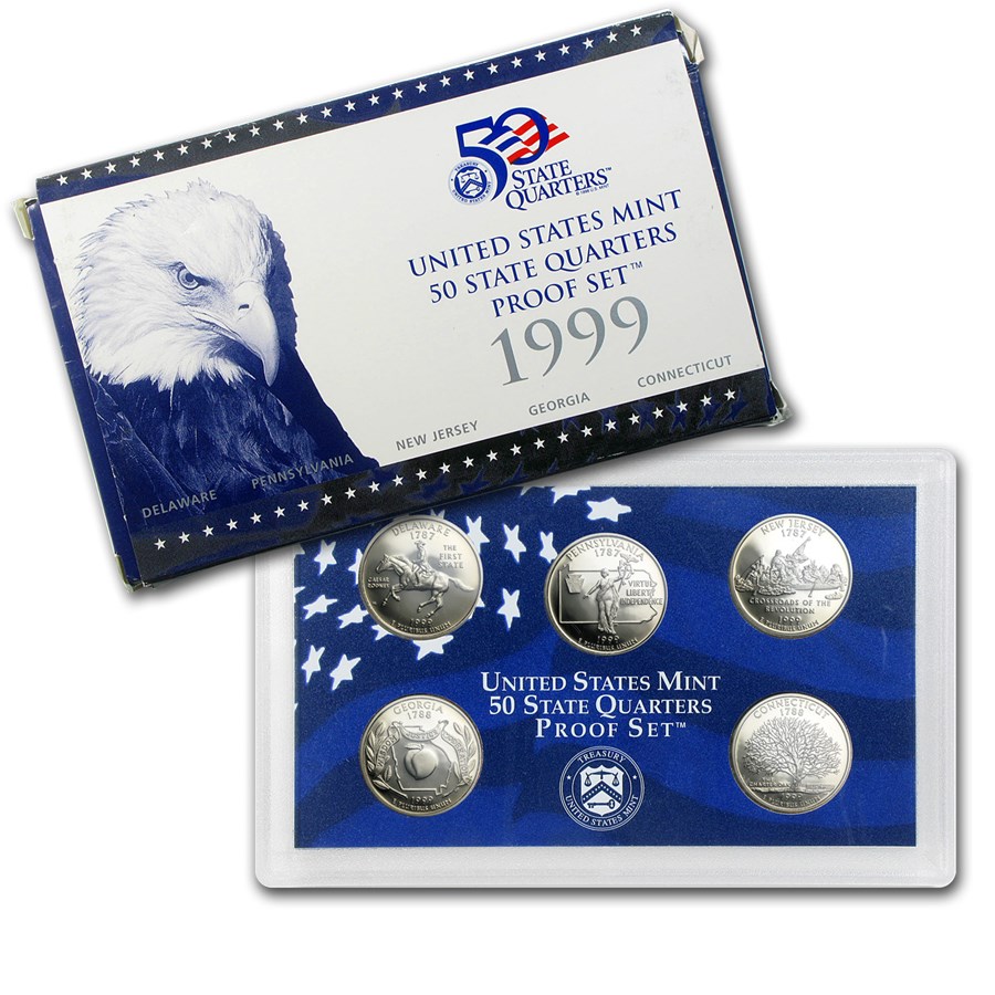 1999-S 50 State Quarters Proof Set