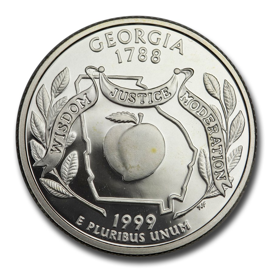 1999-S Georgia State Quarter Gem Proof (Silver)