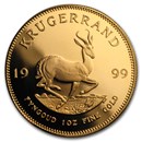 1999 South Africa 1 oz Proof Gold Krugerrand