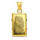 2.5 gram Gold Pendant - PAMP Suisse Fortuna Pendant