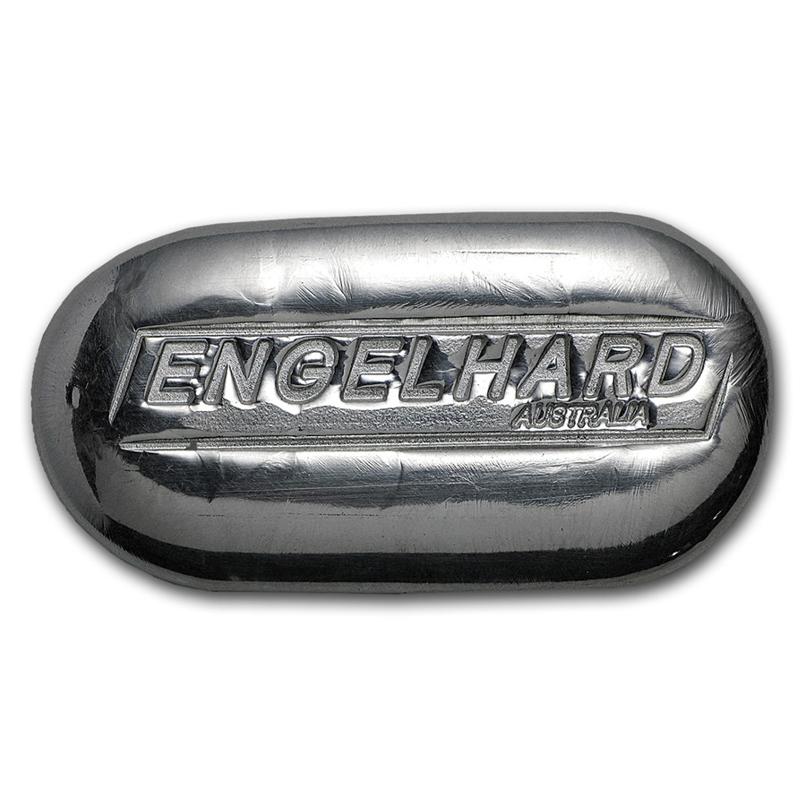 Buy 2 oz Cast-Poured Silver Bar - Engelhard-Australia | APMEX