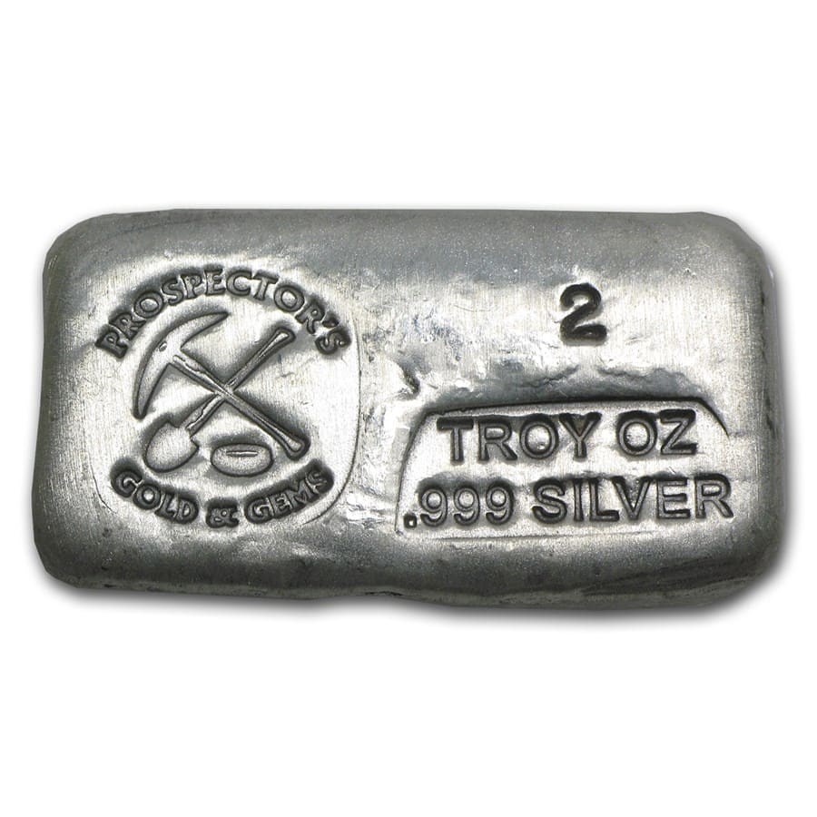 2 oz Hand Poured Silver Bar - PG & G