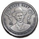 2 oz Hand Poured Silver Round - Wyatt Earp