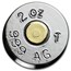 2 oz Silver Bullet - .308 Caliber (Gold & Rhodium Gilded)