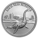 2 oz Silver High Relief Round - Loch Ness Monster