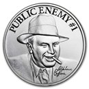 2 oz Silver High Relief Round - "Public Enemy #1" Alphonse Capone