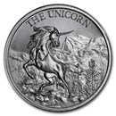 2 oz Silver High Relief Round - The Unicorn