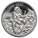 2 oz Silver High Relief Round - The Yeti