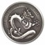 2 oz Silver HR Antique - 2024 APMEX Year of the Dragon (Series 2)