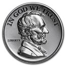 2 oz Silver HR Round - Presidential Tribute Series: Lincoln