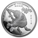 2 oz Silver Round - APMEX (2016 Year of the Monkey)