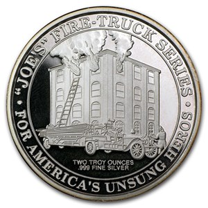 Buy 2 oz Silver Round - Joe's Fire-Truck Series | APMEX