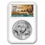 2 oz Silver UHR Round - Egyptian Gods Series: Anubis MS-70 NGC