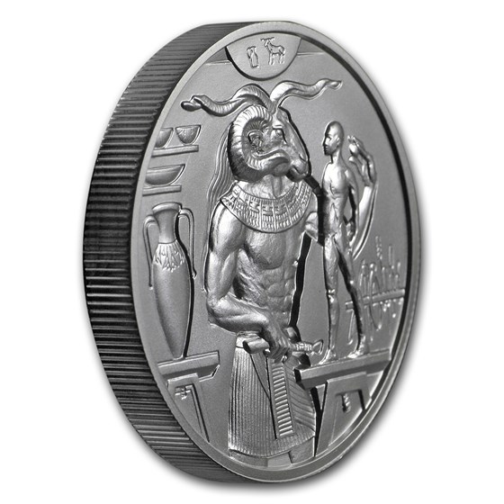 Buy 2 Oz Silver Uhr Round Egyptian Gods Series Khnum Apmex