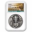 2 oz Silver UHR Round- Egyptian Gods Series: Osiris (Antiq,MS-70)